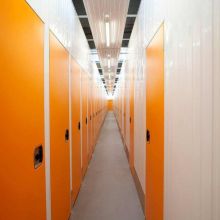 Blick in einen Gang beim Self Storage Lagerboxxen